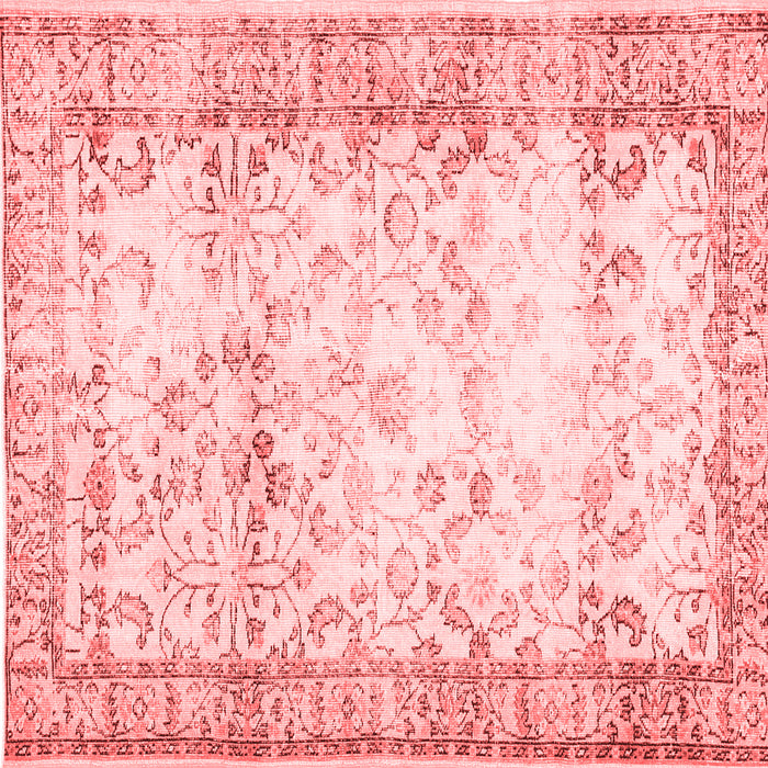 Abstract Red Contemporary Rug, con493red