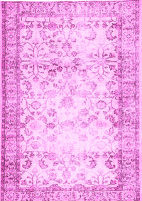 Abstract Pink Contemporary Rug, con493pnk