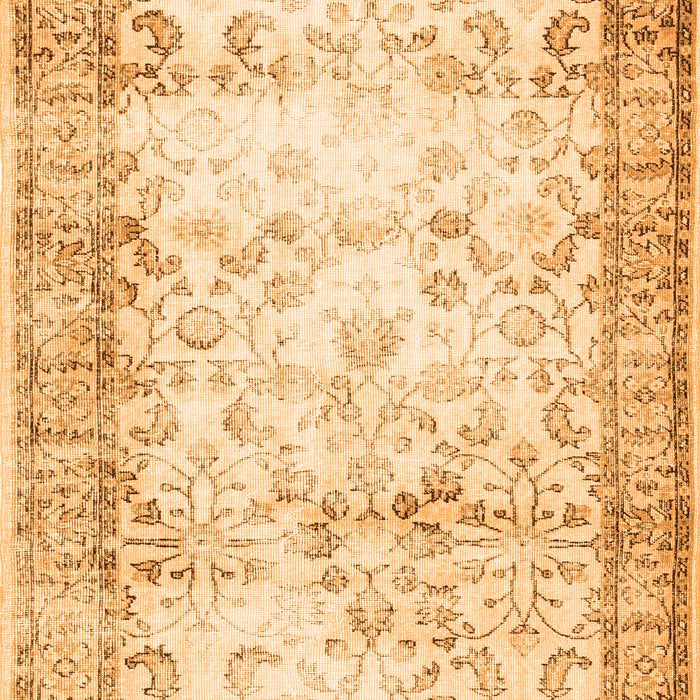 Serging Thickness of Machine Washable Abstract Orange Contemporary Area Rugs, wshcon493org