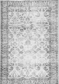 Abstract Gray Contemporary Rug, con493gry