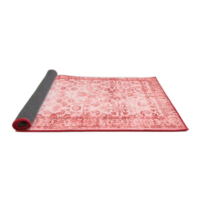 Abstract Red Contemporary Area Rugs
