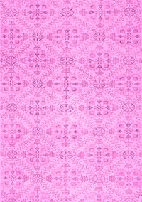 Abstract Pink Contemporary Rug, con494pnk