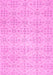 Abstract Pink Contemporary Rug, con494pnk