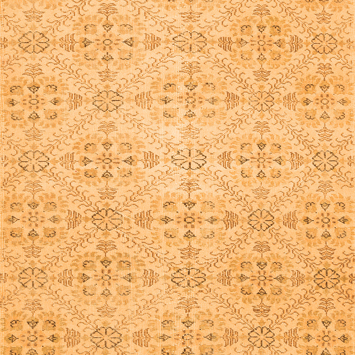 Abstract Orange Contemporary Rug, con494org