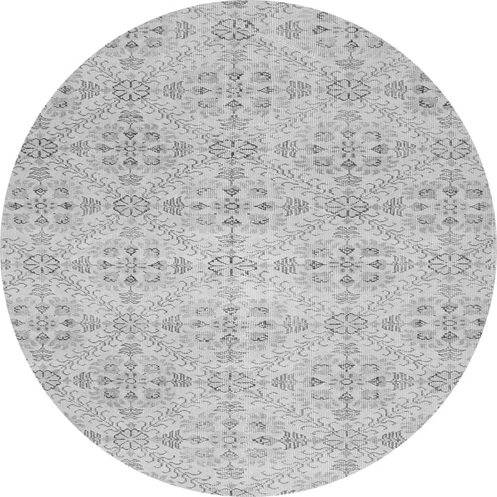 Machine Washable Abstract Gray Contemporary Rug, wshcon494gry