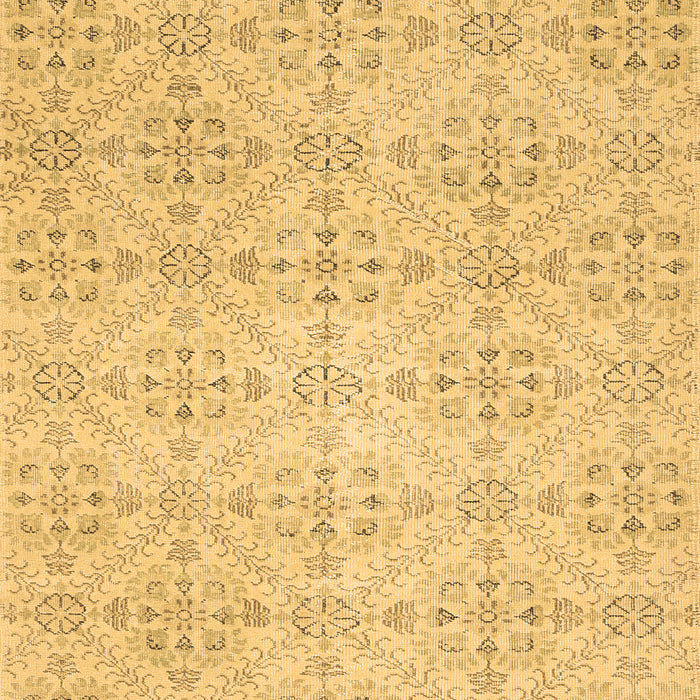 Machine Washable Abstract Brown Contemporary Rug, wshcon494brn