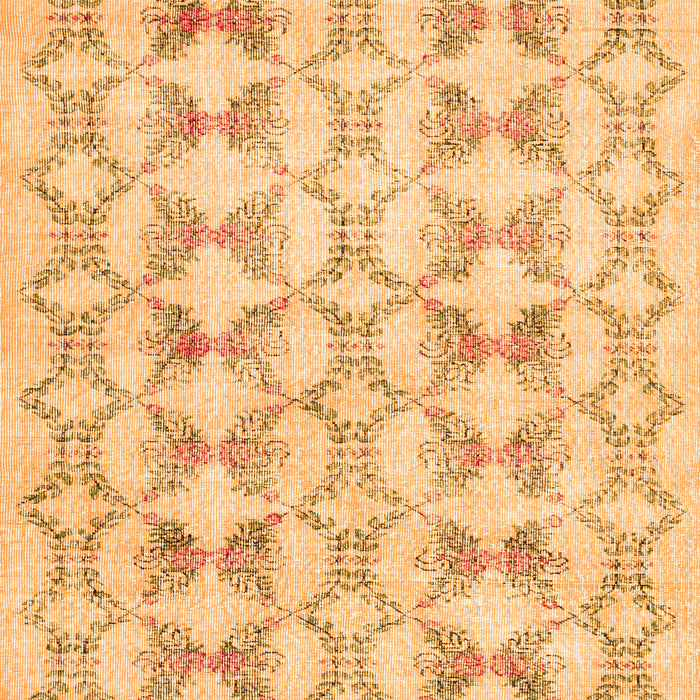 Serging Thickness of Machine Washable Abstract Orange Contemporary Area Rugs, wshcon495org