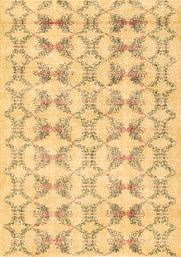 Abstract Brown Contemporary Rug, con495brn