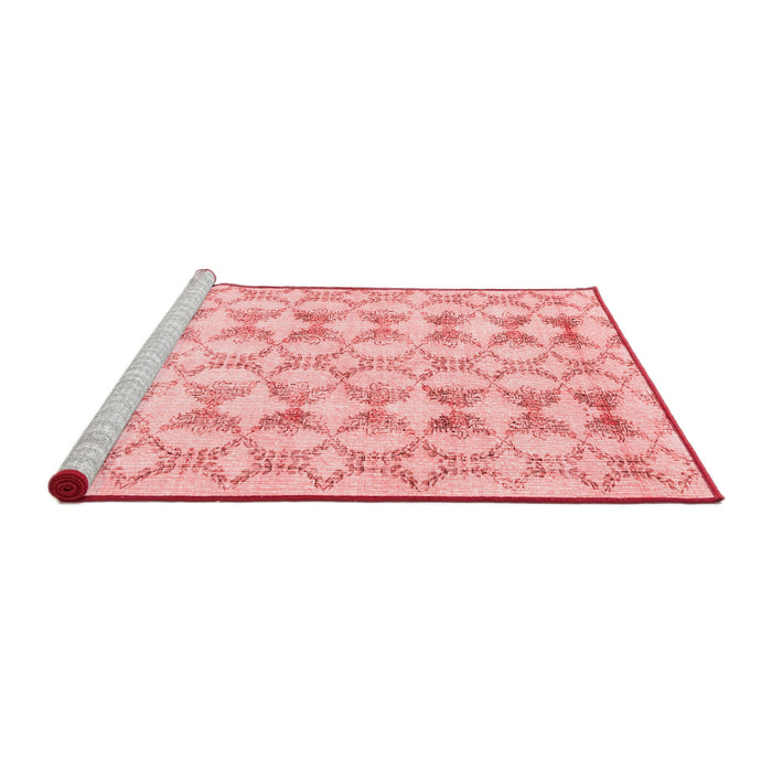Contemporary Red Washable Rugs
