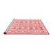 Contemporary Red Washable Rugs