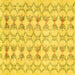 Square Abstract Yellow Contemporary Rug, con495yw