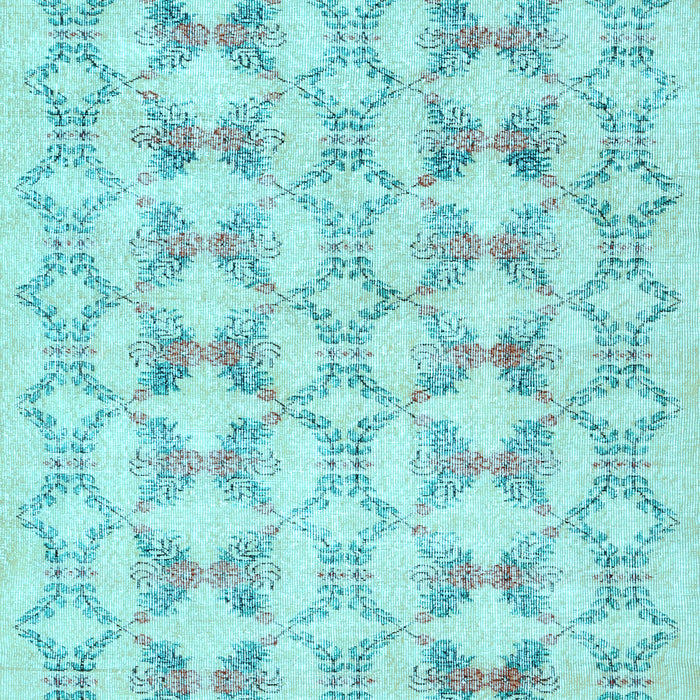 Machine Washable Abstract Light Blue Contemporary Rug, wshcon495lblu