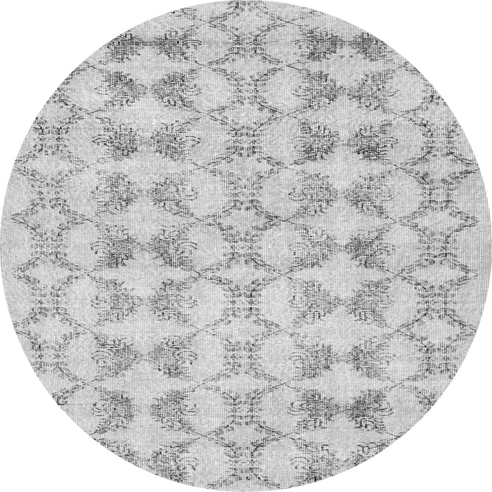 Machine Washable Abstract Gray Contemporary Rug, wshcon495gry
