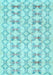 Abstract Light Blue Contemporary Rug, con495lblu