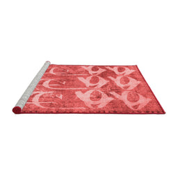 Contemporary Red Washable Rugs