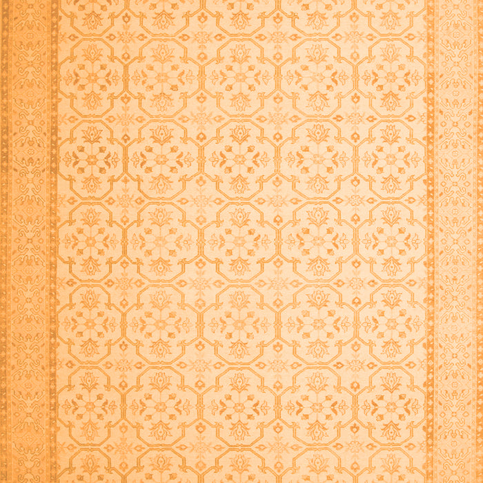 Serging Thickness of Machine Washable Abstract Orange Contemporary Area Rugs, wshcon497org