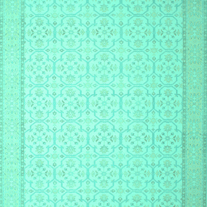 Machine Washable Abstract Turquoise Contemporary Area Rugs, wshcon497turq