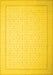 Abstract Yellow Contemporary Rug, con497yw