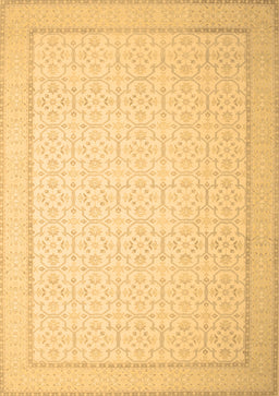 Abstract Brown Contemporary Rug, con497brn