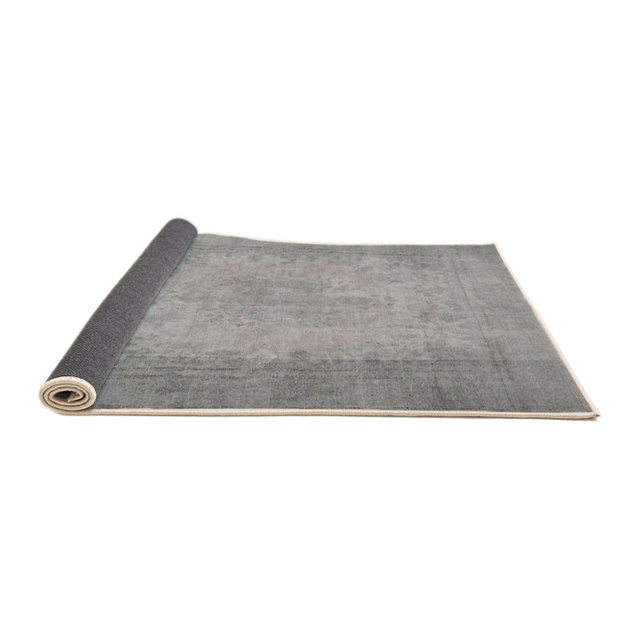 Thickness of Contemporary Gunmetal Gray Modern Rug, con498