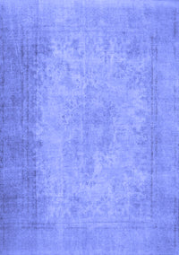 Abstract Blue Contemporary Rug, con498blu