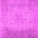 Square Abstract Pink Contemporary Rug, con498pnk