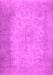 Abstract Pink Contemporary Rug, con498pnk