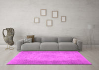 Machine Washable Abstract Pink Contemporary Rug, wshcon498pnk