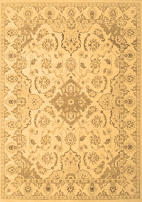 Abstract Brown Contemporary Rug, con499brn