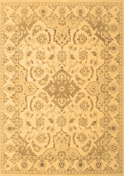 Abstract Brown Contemporary Rug, con499brn