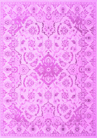 Abstract Purple Contemporary Rug, con499pur