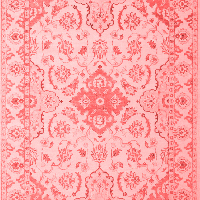 Machine Washable Abstract Red Contemporary Rug, wshcon499red