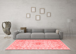 Contemporary Red Washable Rugs