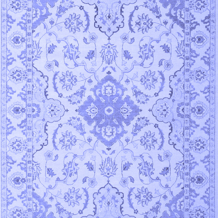 Abstract Blue Contemporary Rug, con499blu