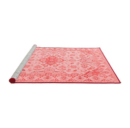 Contemporary Red Washable Rugs
