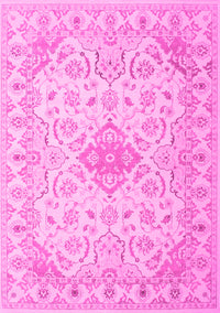 Abstract Pink Contemporary Rug, con499pnk