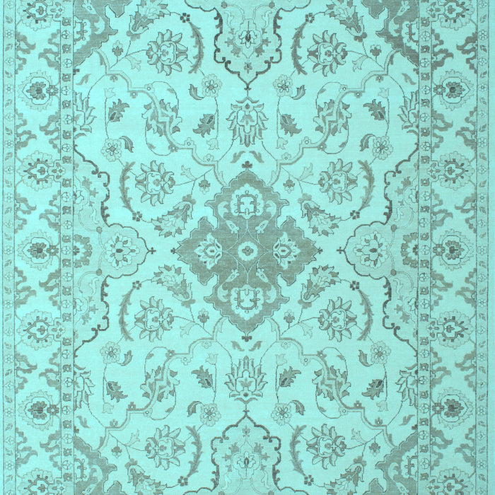 Abstract Light Blue Contemporary Rug, con499lblu