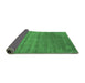 Sideview of Abstract Emerald Green Contemporary Rug, con49emgrn