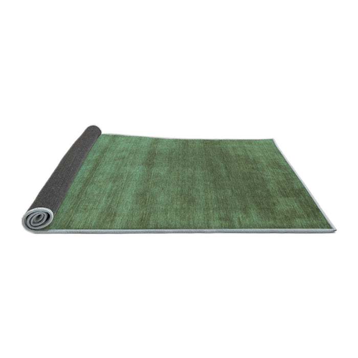 Sideview of Abstract Light Blue Contemporary Rug, con49lblu