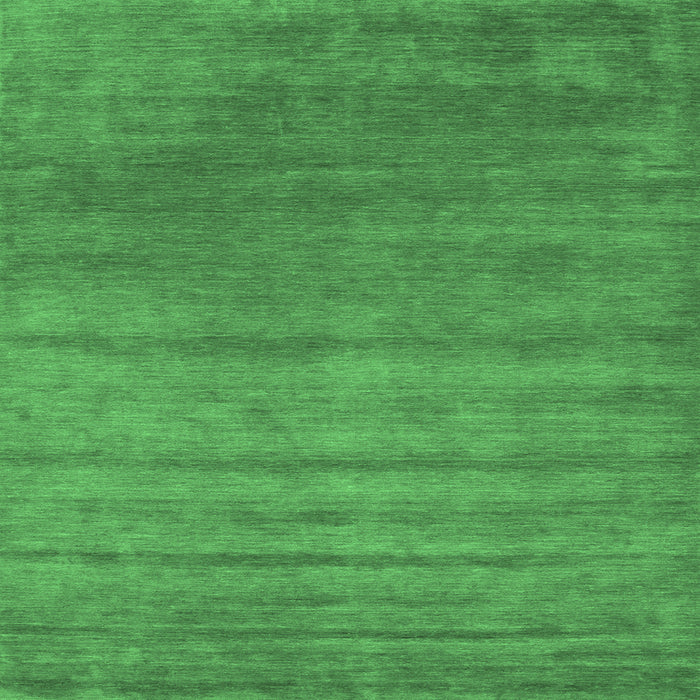 Square Abstract Emerald Green Contemporary Rug, con49emgrn