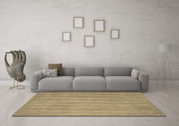 Machine Washable Abstract Brown Contemporary Rug in a Living Room,, wshcon4brn