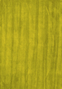 Abstract Yellow Contemporary Rug, con4yw