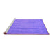 Sideview of Machine Washable Abstract Purple Contemporary Area Rugs, wshcon4pur