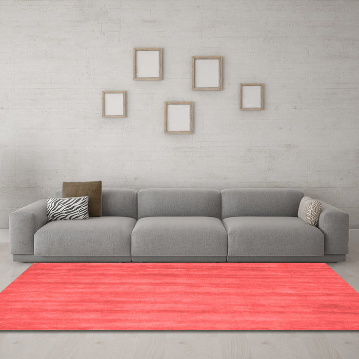 Contemporary Red Washable Rugs