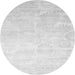 Machine Washable Abstract Gray Contemporary Rug, wshcon500gry