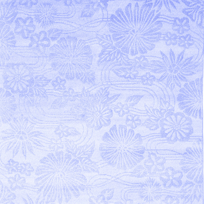 Machine Washable Abstract Blue Contemporary Rug, wshcon500blu