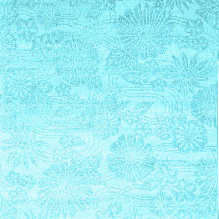 Abstract Light Blue Contemporary Rug, con500lblu