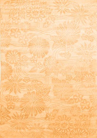 Abstract Orange Contemporary Rug, con500org