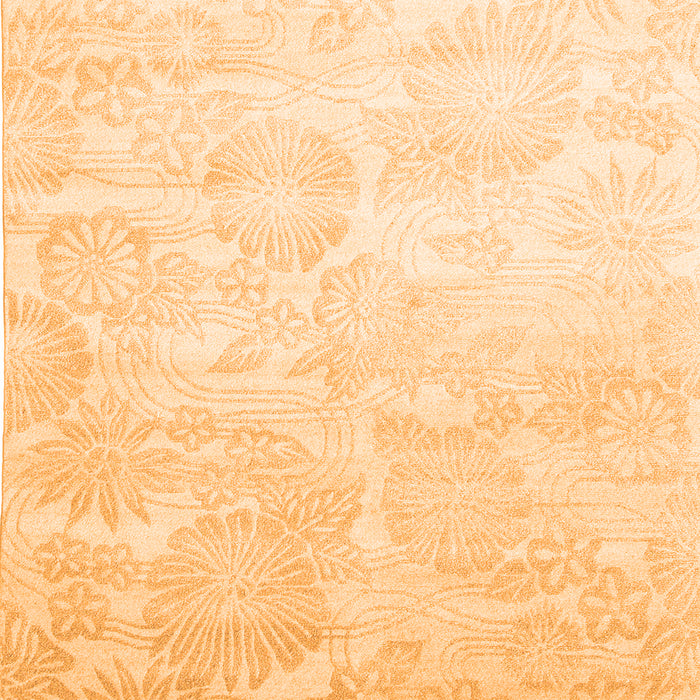 Abstract Orange Contemporary Rug, con500org