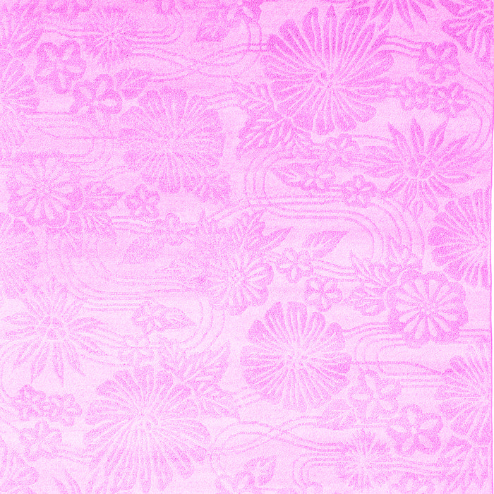 Machine Washable Abstract Pink Contemporary Rug, wshcon500pnk